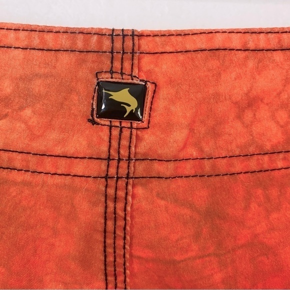 Salt Life Orange Ombré SLX QD Angular Board Shorts Size 30 - Picture 8 of 10